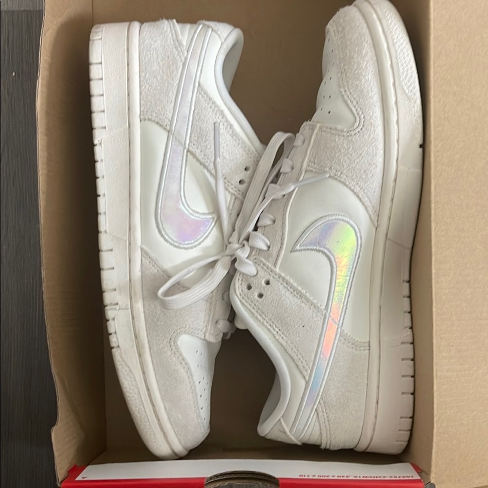Nike Women's White Iridescent Sneakers